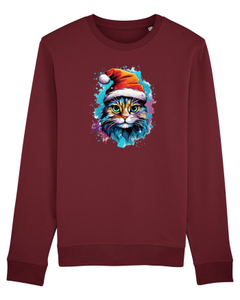 Christmas cat Burgundy