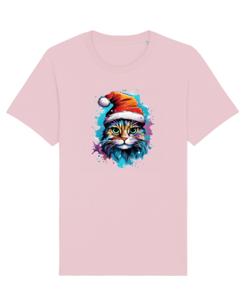Christmas cat Cotton Pink
