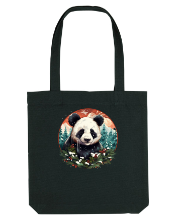 Christmas Panda Black