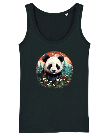 Christmas Panda Black