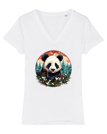 Christmas Panda White