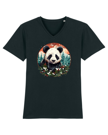 Christmas Panda Black