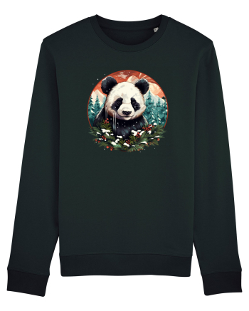 Christmas Panda Black