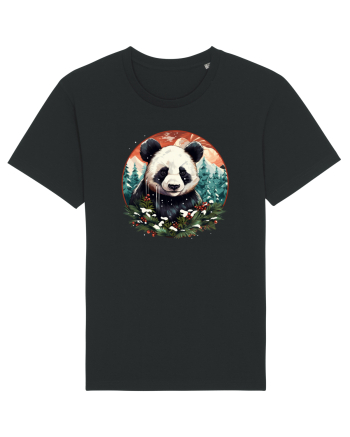 Christmas Panda Black