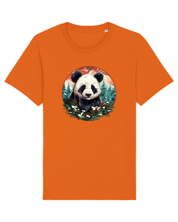 Christmas Panda Bright Orange