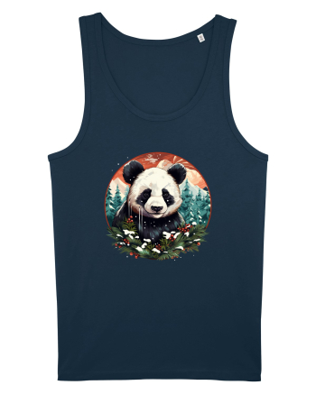 Christmas Panda Navy