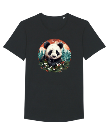 Christmas Panda Black