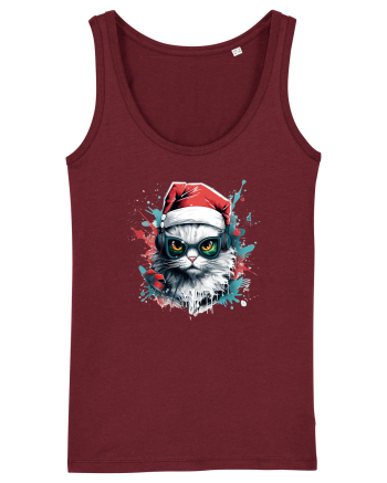 Christmas cat Burgundy