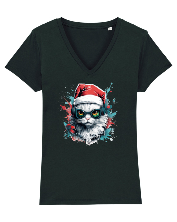 Christmas cat Black