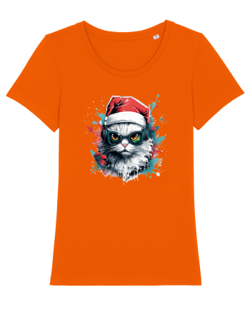 Christmas cat Bright Orange