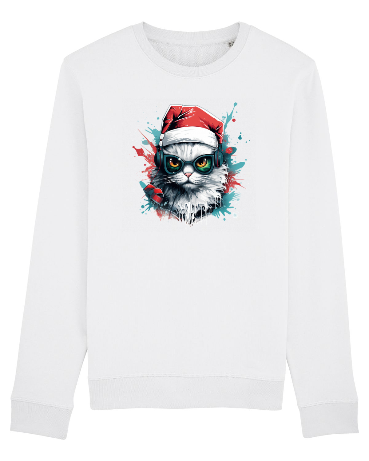 Bluză mânecă lungă Unisex Rise White