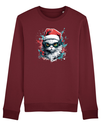 Christmas cat Burgundy