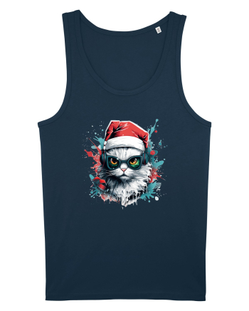 Christmas cat Navy