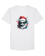 Christmas cat Tricou mânecă scurtă guler larg Bărbat Skater