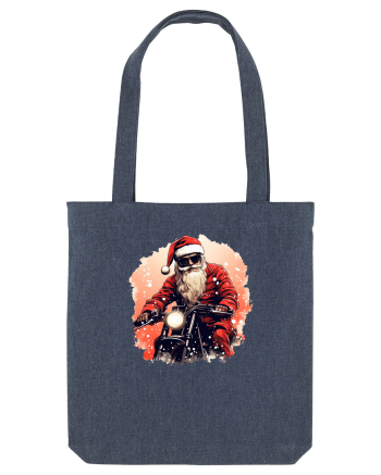 Rocker Santa  Midnight Blue