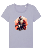 Rocker Santa  Tricou mânecă scurtă guler larg fitted Damă Expresser