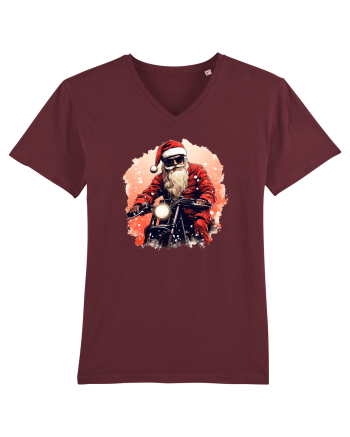 Rocker Santa  Burgundy