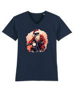 Rocker Santa  Tricou mânecă scurtă guler V Bărbat Presenter