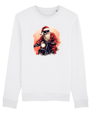 Rocker Santa  White