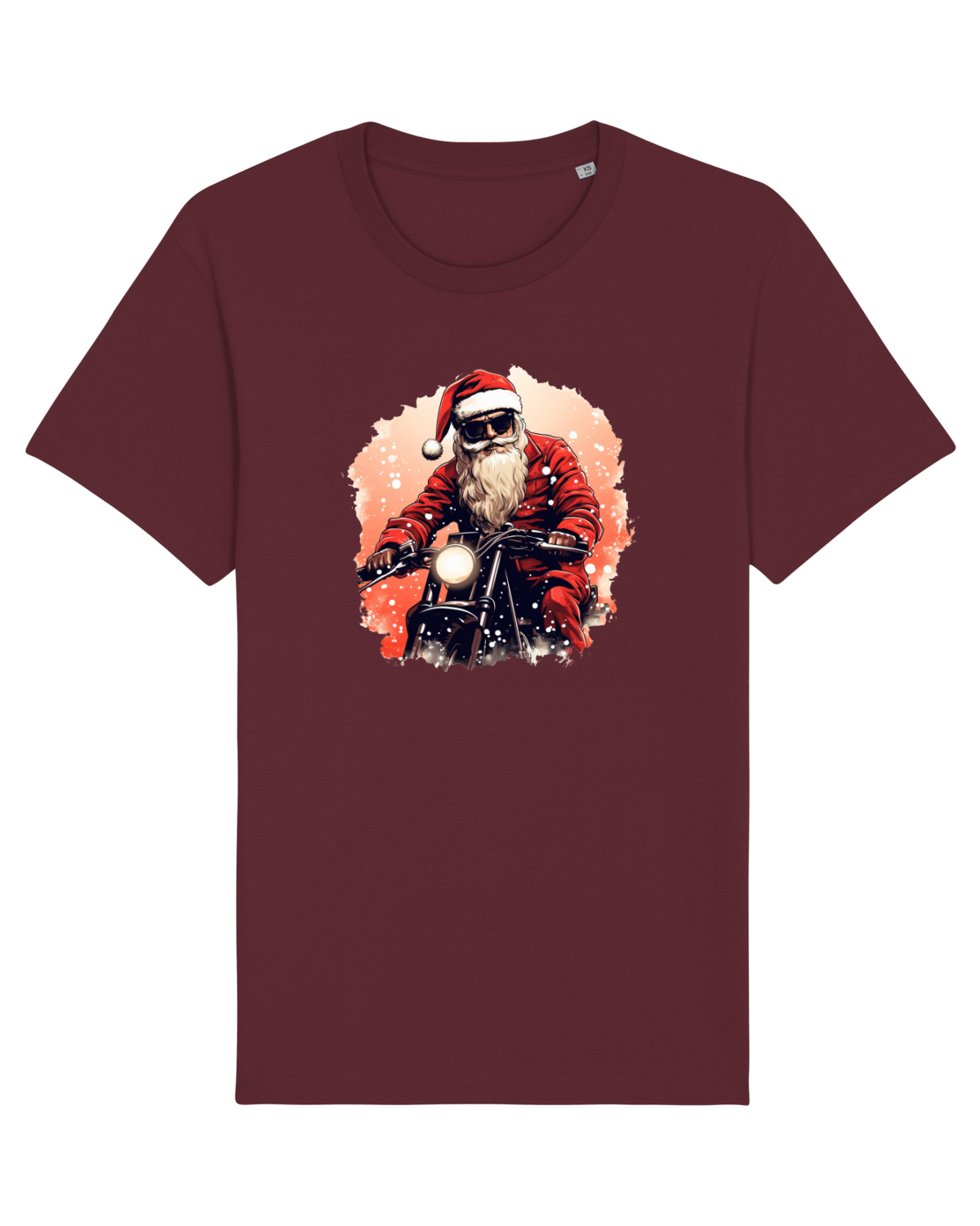 Tricou mânecă scurtă Unisex Rocker Burgundy