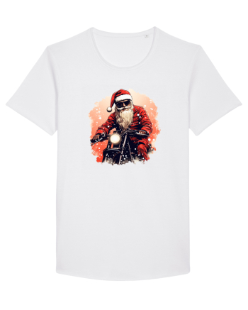 Rocker Santa  White