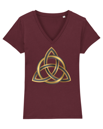 Abstract Burgundy