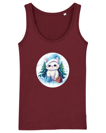 Christmas cat Burgundy