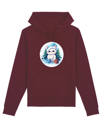 Christmas cat Burgundy