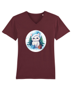 Christmas cat Tricou mânecă scurtă guler V Bărbat Presenter