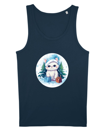 Christmas cat Navy