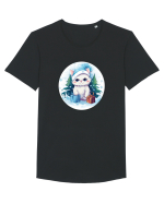 Christmas cat Tricou mânecă scurtă guler larg Bărbat Skater