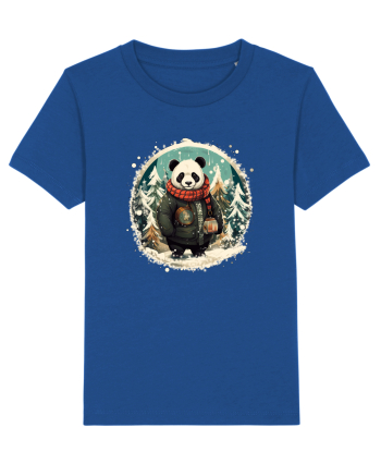 Christmas Panda Majorelle Blue