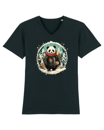 Christmas Panda Black