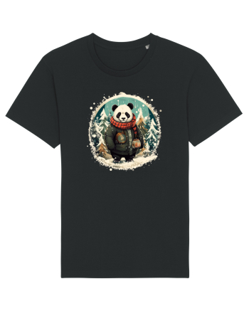 Christmas Panda Black