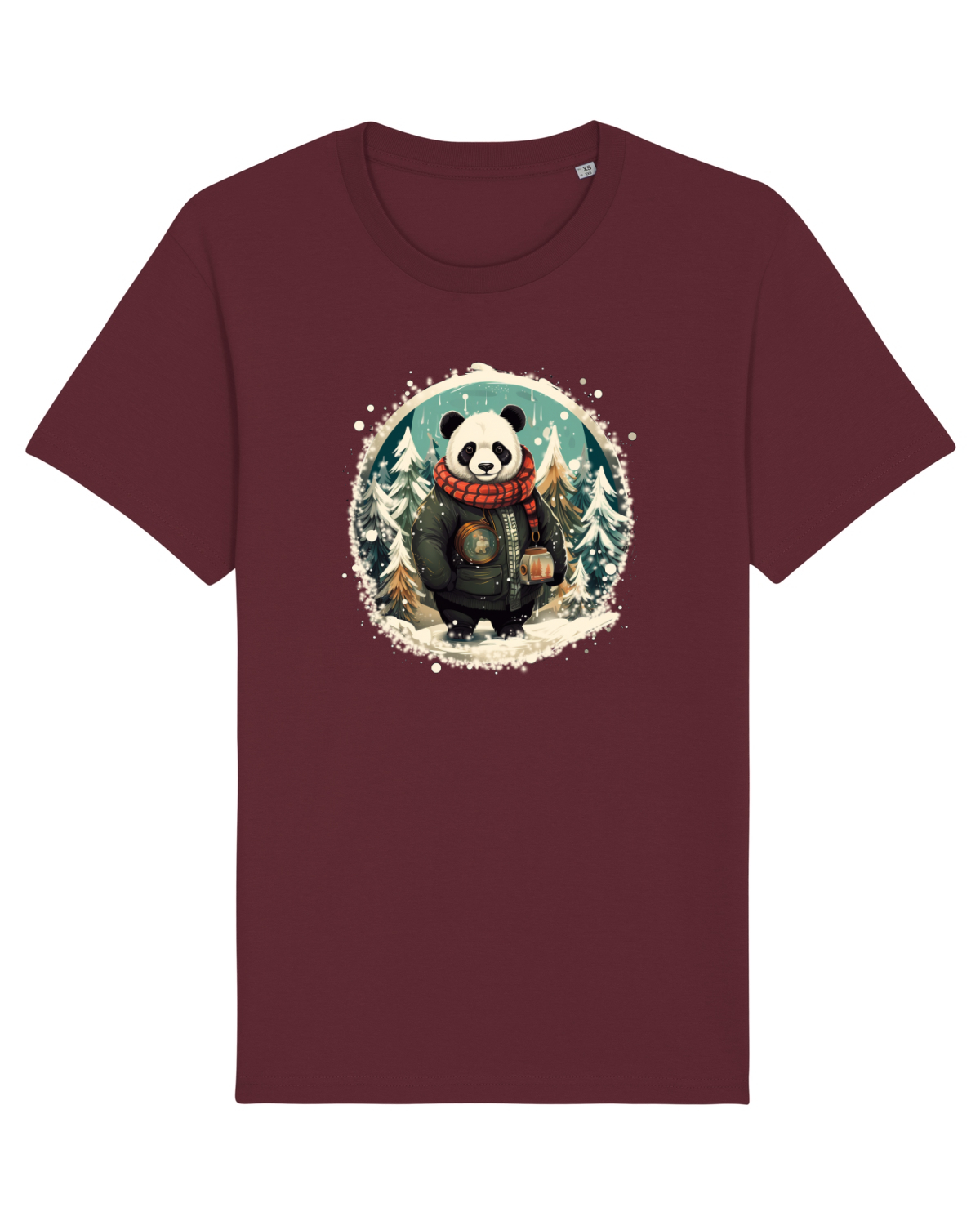 Tricou mânecă scurtă Unisex Rocker Burgundy