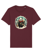 Christmas Panda Tricou mânecă scurtă Unisex Rocker