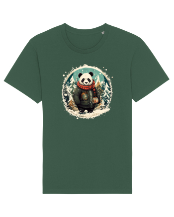 Christmas Panda Bottle Green