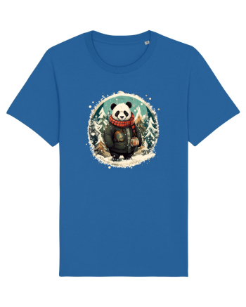 Christmas Panda Royal Blue