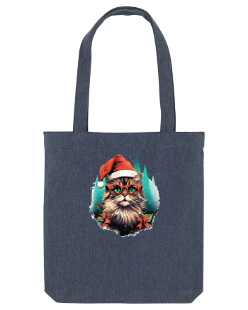 Christmas cat Midnight Blue