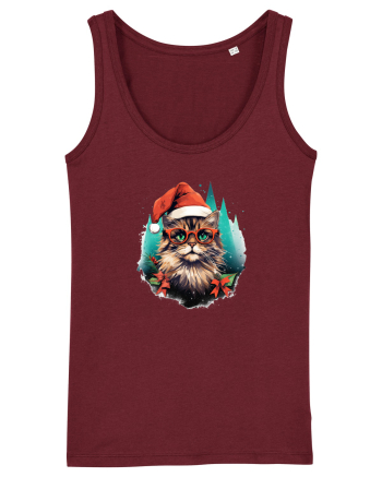 Christmas cat Burgundy