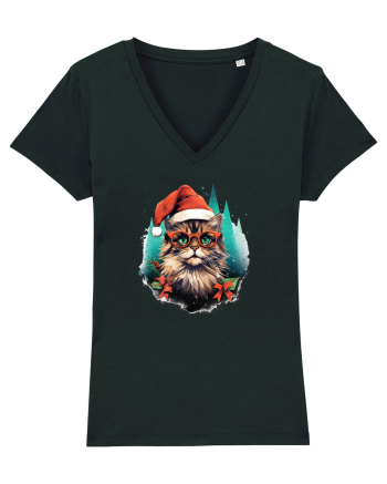 Christmas cat Black