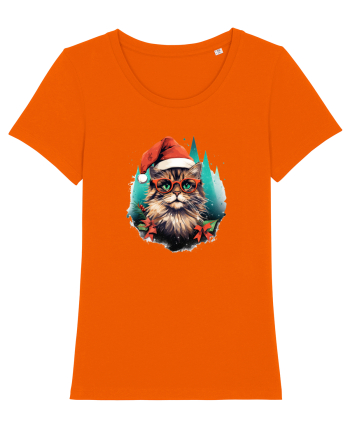 Christmas cat Bright Orange
