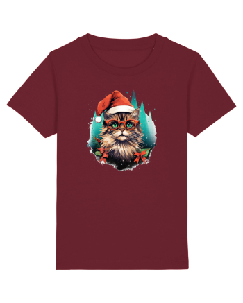 Christmas cat Burgundy