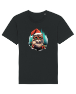 Christmas cat Tricou mânecă scurtă Unisex Rocker