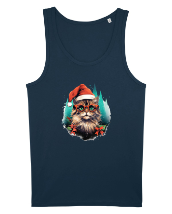 Christmas cat Navy