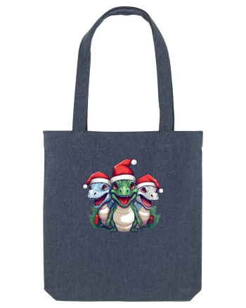 Christmas dinosaur party Midnight Blue