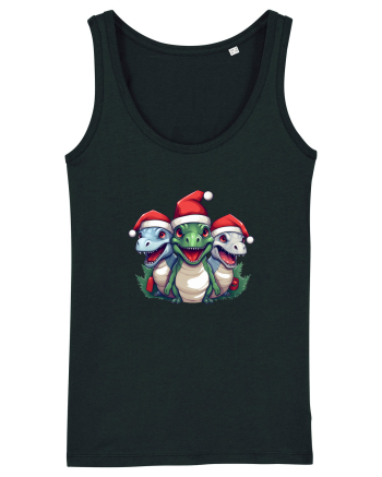 Christmas dinosaur party Black