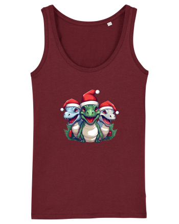 Christmas dinosaur party Burgundy
