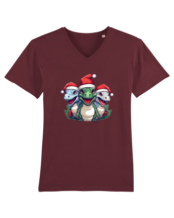 Christmas dinosaur party Burgundy