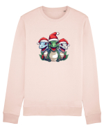 Christmas dinosaur party Bluză mânecă lungă Unisex Rise